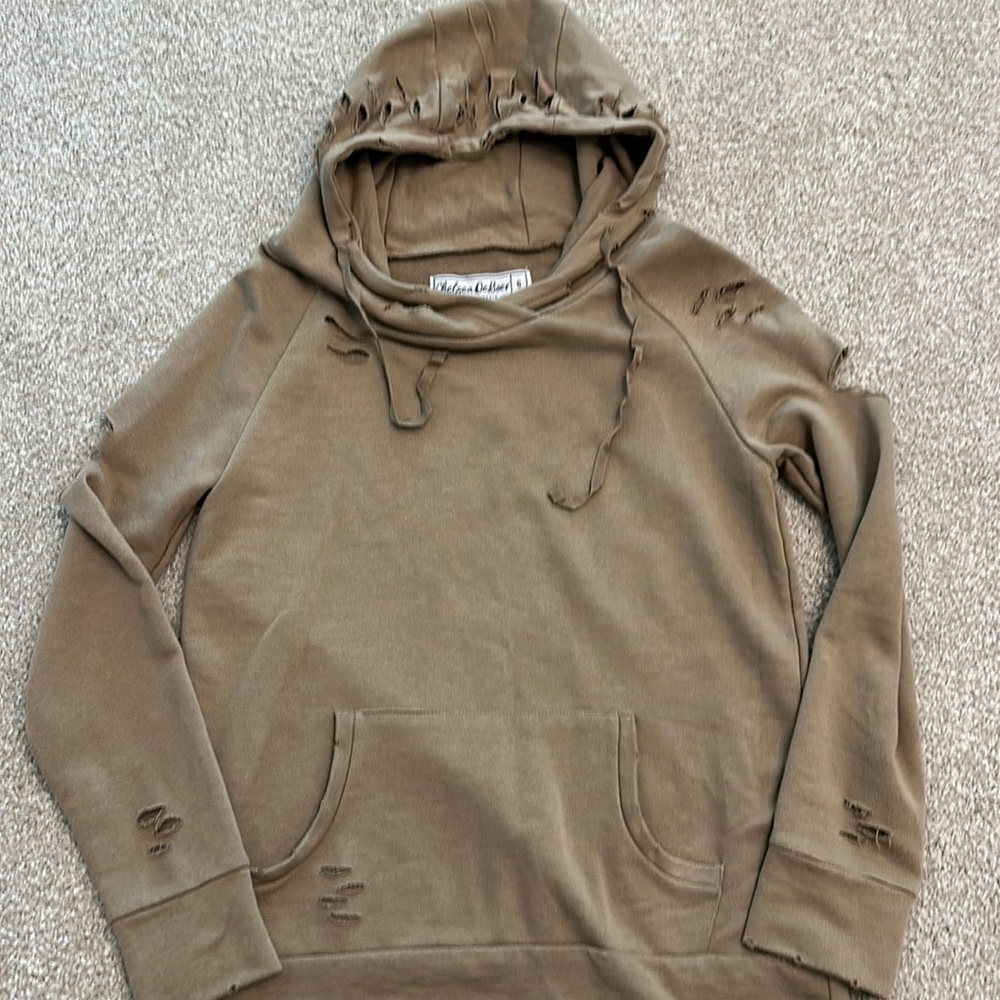 Chelsea DeBoer /lily and Lottie- distressed hoodie